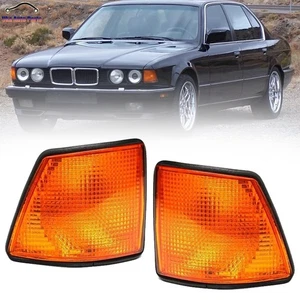 LH&RH Turn Signal Lamp Corner Light For BMW 7 Series E32 730i 735i 1988-1994 - Picture 1 of 5