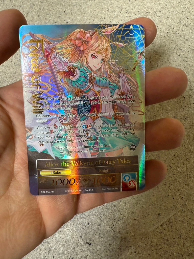 Force of Will TCG Rare Individual Collectible Card Game Cards in