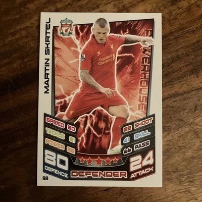 Match Attax 2012/13 Martin Skrtel Base Card (Read Description) - Image 1 of 2