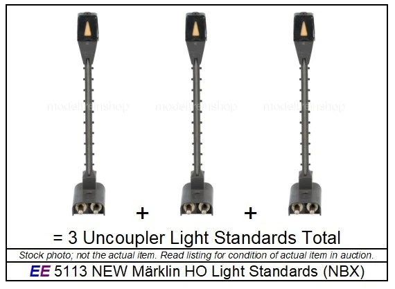 NEW Märklin HO 5113 Standard for 5112 uncoupler Track, 3 each,  New without OBX - Image 1 of 1