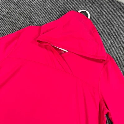 Mountain Hardwear Hoodie Womens Large Pink Long Sleeve Pullover Hike Gym Light - Image 1 of 4