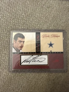 Drew Henson 2004 Fleer Showcase Sweet Sigs Red /26 #SSA-DH Cowboys Rookie Auto - Bild 1 von 2