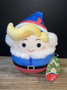Squishmallow Rudolph The Red Nose Reindeer Hermey Plush - Picture 1 of 11