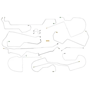 Brake Line Kit Complete With ABS and TC Side Of ABS 1996-99 Bonneville OE 13pc - Picture 1 of 9