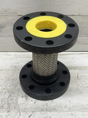 Junta Flex Acero Inoxidable 3" Diámetro x 9-3/4" L Brida de Vapor Expansión Nuevo Foto 1 de 4