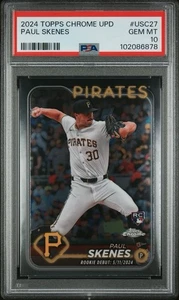 2024 Topps Chrome Update Series - Rookie Debut #USC27 Paul Skenes (RC) - Picture 1 of 3