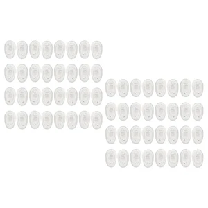 40 pares de almohadillas de silicona para nariz gafas atornillables para anteojos - Imagen 1 de 12