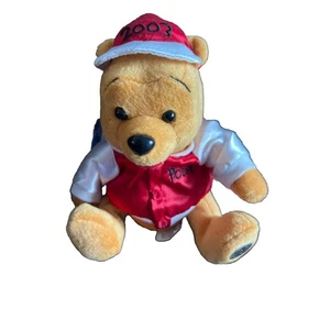 Winnie the Pooh Walt Disney World Plush 2003 6" Baseball Hat Red Jacket Vintage - Picture 1 of 6