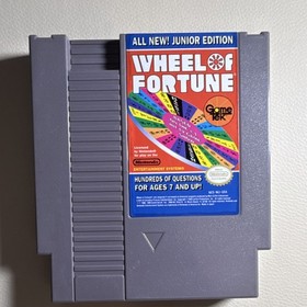 Nintendo NES - Wheel of Fortune Junior Edition- Tested / Works 