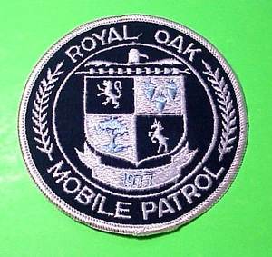 ROYAL OAK MICHIGAN MI ( MOBILE PATROL ) POLICE PATCH 3 3/4" FREE SHIPPING!!! - Picture 1 of 1