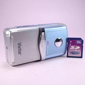 Vivitar Vivicam 3815 4.0MP Compact Digital Camera Blue Tested - Picture 1 of 9