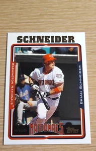 2005 Topps - Brian Schneider #449 - Imagen 1 de 1