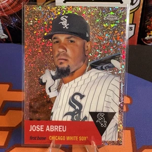 2022 Topps Chrome Platinum Rose Gold Speckle Refractor #413 Jose Abreu /75 - Bild 1 von 7