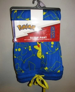 Pantalones de dormir Pokemon Pikachu para hombre (talla 2XL / 44-46) NUEVOS CON ETIQUETAS - Imagen 1 de 2