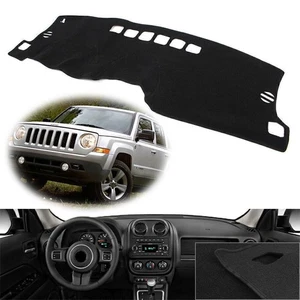 Black Dash Mat Dashboard Cover Dashmat For Jeep Patriot 2011-2017 12 13 14  LHD - Bild 1 von 11