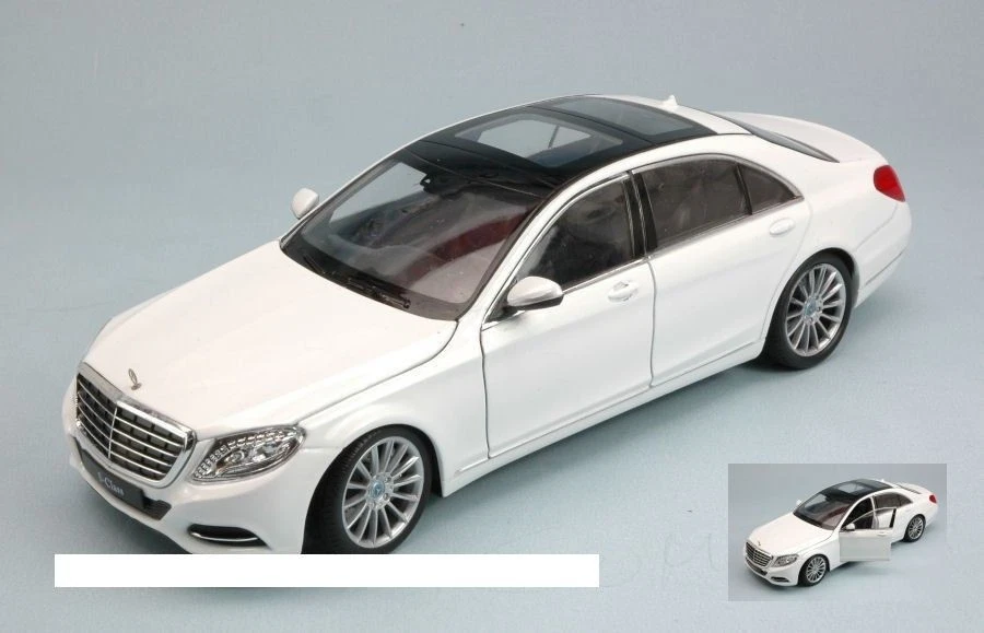 Welly WE0349 MERCEDES S-CLASS (W222) 2013 WHITE 1:24 Modellino - Immagine 1 di 1