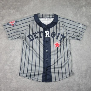 Detroit Tigers Trikot Herren mittelgrau Stars Negro League Nadelstreifen SGA Promo - Bild 1 von 10