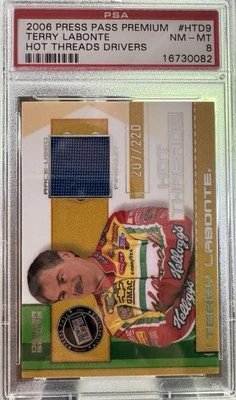 2006 Press Pass Premium Hot Thread Drivers Terry Labonte" #HTD9. PSA 8! Pop1! - Image 1 of 2