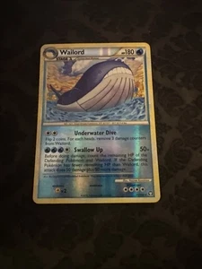 Pokemon Card Wailord 31/102 Triumphant HGSS Reverse Holo Foil - Picture 1 of 2