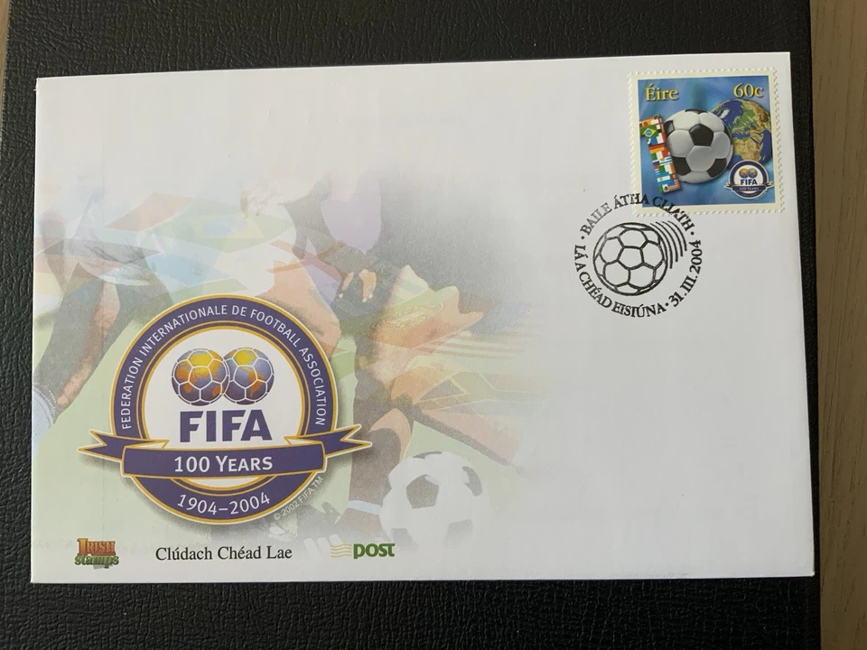 Ирландия 2004 No1541 столетие ФИФА - FDC - Изображение 1 из 1