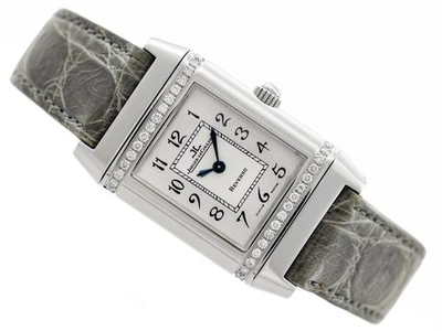 DAMENUHR JAEGER LECOULTRE REVERSO STAHL DIAMANTEN 33MM QUARZ REF. Q2658430 - Bild 1 von 4