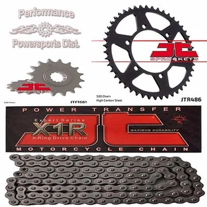 JUEGO PIÑÓN YAMAHA R6 06-17 JT 16/45 Y CADENA CONVERSIÓN JTC520X1R3 X-RING 520 - Imagen 1 de 4