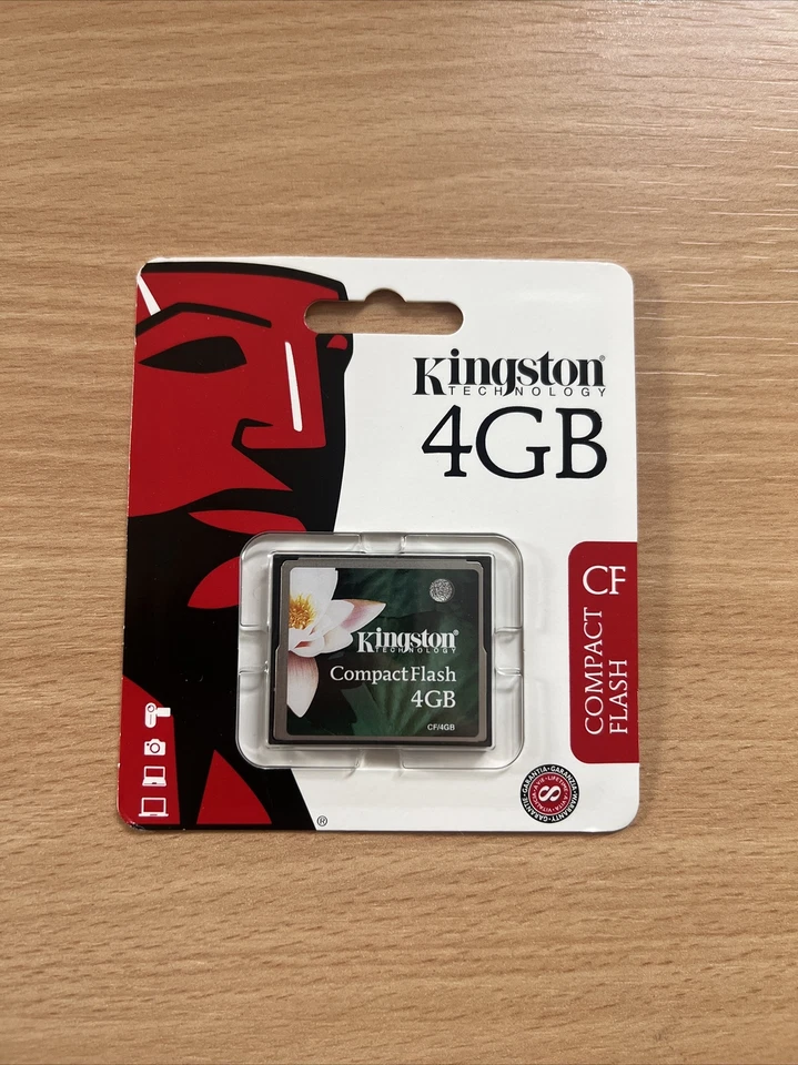 Kingston 4GB CF/4G Compact Flash Card - Image 1 of 1