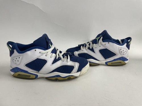 Air Jordan 6 Low (GS) Ghost Green Seahawks 2015 5 5 Gioventù 768881 106 (SENZA SCATOLA)