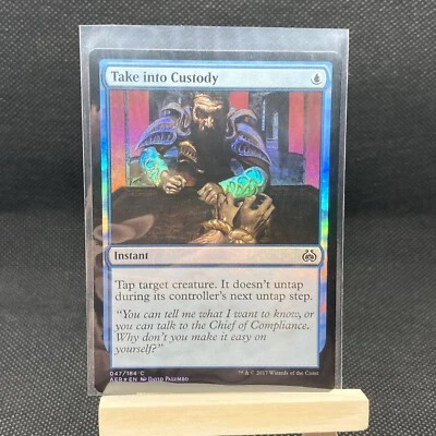 Take into Custody 47/184 Aether Revolt Magic The Gathering MTG Holo - Image 1 of 2