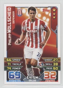 2015-16 Topps Match Attax English Premier League Philipp Wollscheid #241