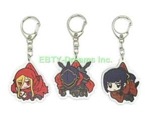 3er Set Overlord Anime Acryl Schlüsselanhänger Momonga, Evil Eye, Narberal Gamma v1 - Bild 1 von 2
