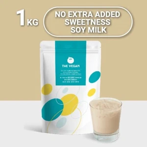 THE VEGAN | NO EXTRA ADDED SWEETNESS SOY MILK VEGAN SOY PROTEIN 1KG/BAG - Picture 1 of 7