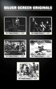 Terror Strikes / War of the Colossal Beast 5x ORIGINAL UK FOH Lobby Cards 1958