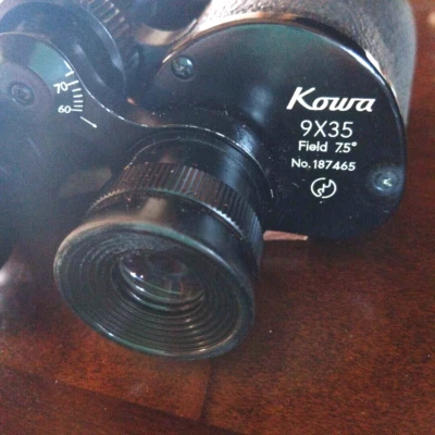 Kowa Vintage Wide-Angle Prominar Binoculars 9×35 - Classic Design Used - Image 1 of 4