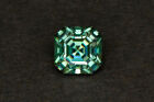 1.10 Ct 5 Mm Vvs1 Vivid Blue Color Asscher Loose Moissanite Diamond For Rings