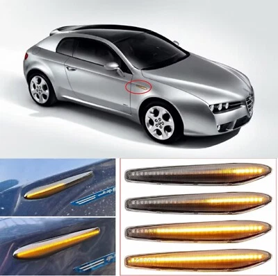FRECCE LATERALI a LED DINAMICHE per ALFA ROMEO BRERA 939 PROGRESSIVE CRYSTAL - Immagine 1 di 4
