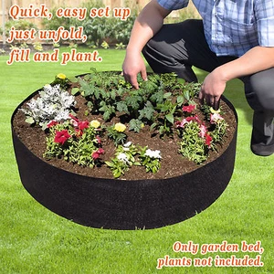 Big Herb Flower Vegetable Planting Raised Pot Bag Gardening Round Planter Bed - Picture 1 of 6
