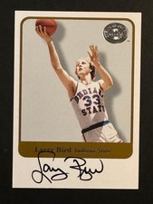 2001 Fleer Greats Of The Game Larry Bird Auto Autograph