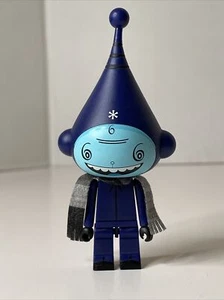 Dalek Blue Swirl Ice Bot - Kidrobot Designer Vinyl Art Figure - 1/25 Scarf Rare - Picture 1 of 4