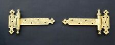 2X Egyptian Moroccan Spanish Islamic Middle Eastern Brass Hardware Door Hinges