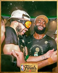 Jayson Tatum & Jaylen Brown Celtics 2024 NBA Finals Champions 8x10 NBA Photo - Picture 1 of 1