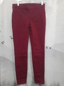 No Boundaries Woman's Size M Red Jegging Cotton Mix Pants Mid Rise 28x28 - Picture 1 of 4