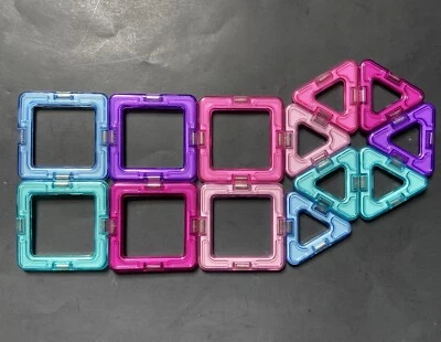 Magformers Magnetic Construction Set Rainbow Basic 13 Piece Set STEM - Image 1 of 4