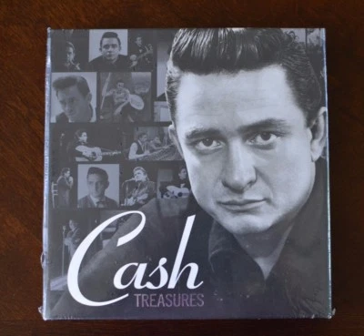 Johnny Cash - Treasures [3CD, Box] Waylon Jennings, George Jones, Bob Dylan NEW - Imagem 1 de 4