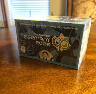 PANINI 2006 чемпионата мира Германии стикер коробка 100 пакетов Месси Роналду дебютант новый - Изображение 1 из 2