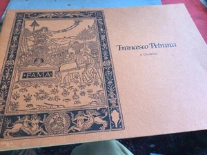 Francesco Petrarca: Musical Settings of his Works, A Checklist 1974 w/Ephemera - Picture 1 of 4