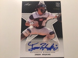 2020 Jason Hawkins Leaf Perfect Game Black Auto # /50. 002