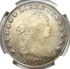 1802/1 Draped Bust Silver Dollar $1 Coin - Certified NGC XF Detail (EF) - Rare!