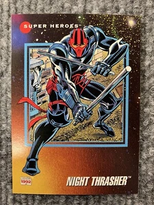59 Night Thrasher Super Heroes 1992 Impel Marvel Trading Card TCG CCG - Foto 1 di 2