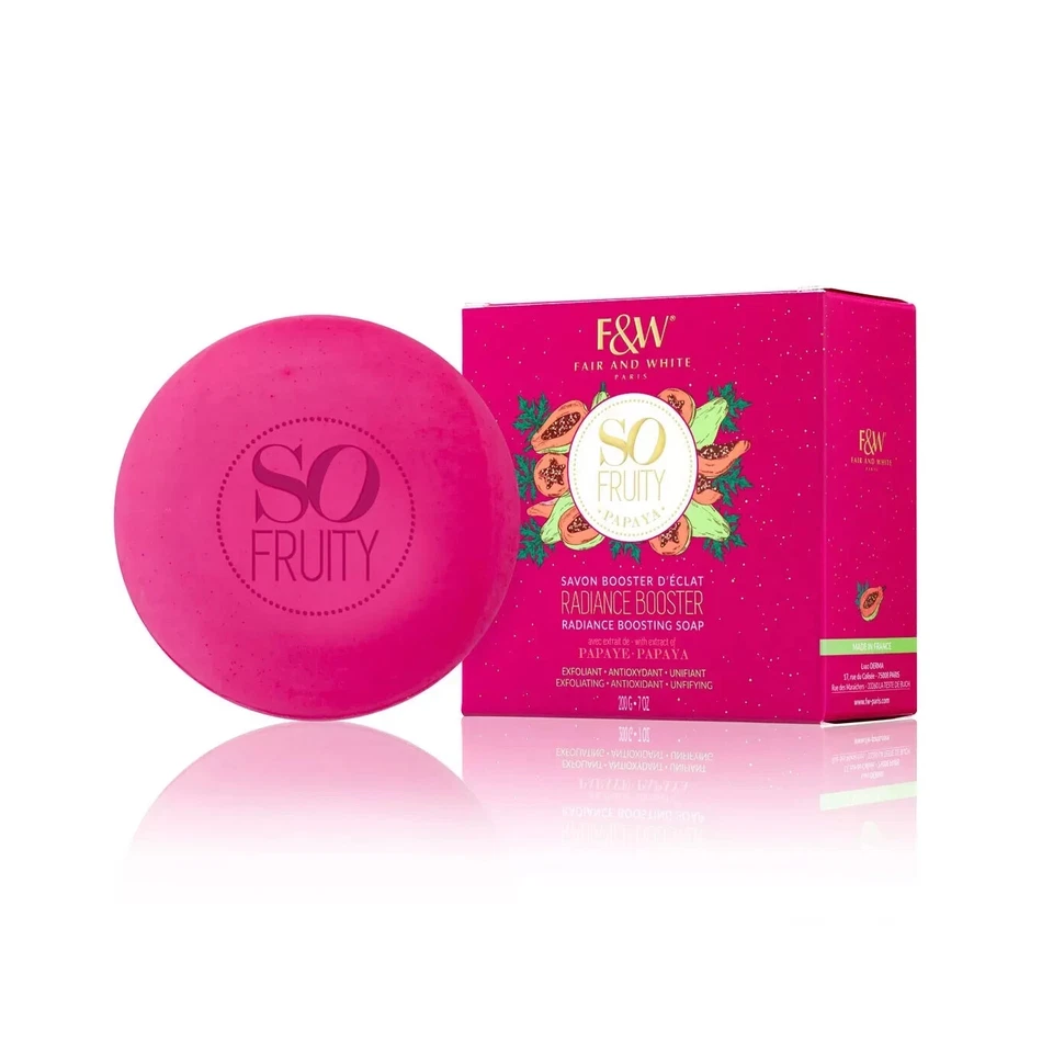 Jabón potenciador de papaya So Fruity 200 g FAIR AND WHITE Foto 1 de 1